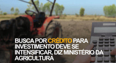 Imagem simbolizando crédito para investimento agrícola.